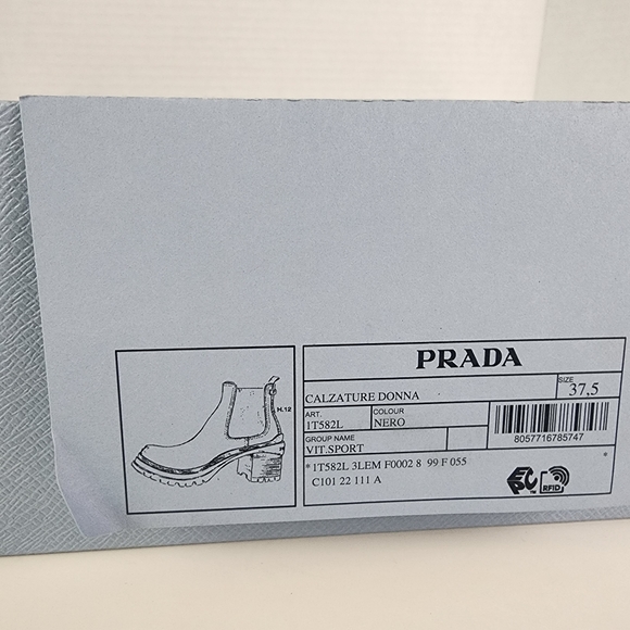 Prada ankle boots size 37.5 - Picture 12 of 15